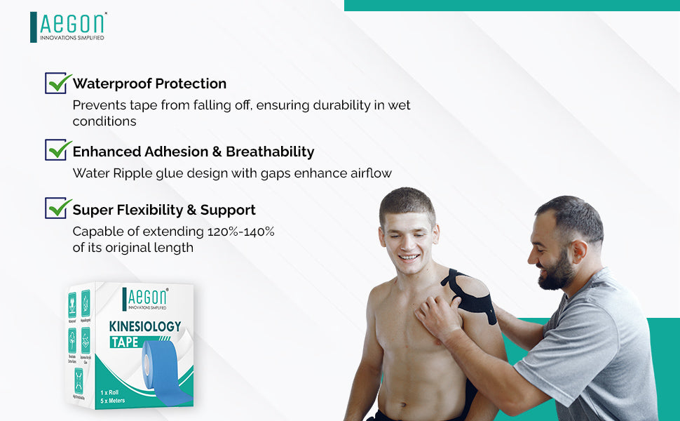 Aegon Waterproof Kinesiology Tape